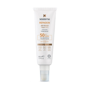 Sesderma / Repaskin Dry Touch Facial SPF 50, 50 мл. - Солнцезащитный крем-гель с матовым эффектом 50 мл