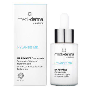 Medi+Derma / Hylanses MD HA Advanced Concentrate Serum - Сыворотка с 3 видами гиалуроновой кислоты 30 мл