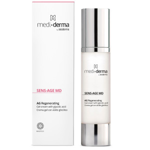 Medi+Derma / Sens-Age MD AG Regenerating Gel-Cream Glycolic Acid - Антивозрастной крем-гель с гликолевой кислотой 50 мг