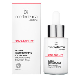 Medi+Derma / Sens-Age Lift Global Restructuring Concentrate Serum DMAE - Укрепляющая сыворотка с ДМАЭ 30 мл