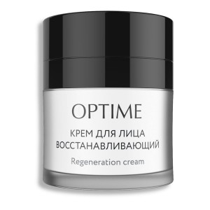 OPTIME / BASE Regeneration Cream for Oily Skin - Крем для лица восстанавливающий для нормальной/жирной кожи 50 мл