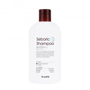 Dr.Esthe / Уход за кожей головы Seboric Shampoo, 300 мл. - Шампунь для жирной кожи головы против перхоти 300 мл