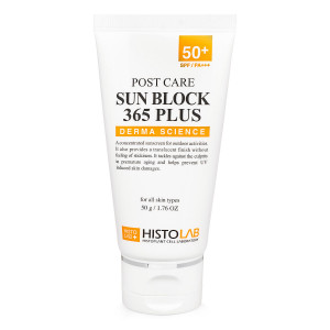 HistoLab / DERMA SCIENCE Post Care Sun Block 365 Plus SPF 50+\PA+++ - Крем солнцезащитный для лица 50 мл