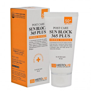 HistoLab / DERMA SCIENCE Post Care Sun Block 365 Plus SPF 50+\PA+++ - Крем солнцезащитный для лица 50 мл