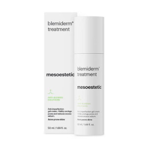 Mesoestetic / ПРОБЛЕМНАЯ КОЖА Blemiderm Treatment - Ночной крем-гель для жирной кожи с акне 50 мл