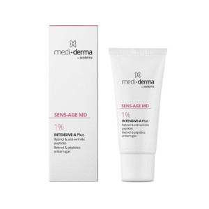 Medi+Derma / Sens-Age MD Intensive-A Plus 1% Retinol & Anti-Wrinkle Peptide - Питательный восстанавливающий крем с 1% ретинолом 30 мл