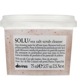 Davines / SOLU Sea Salt Scrub Cleanser, 75 мл. - Скраб с морской солью 75 мл