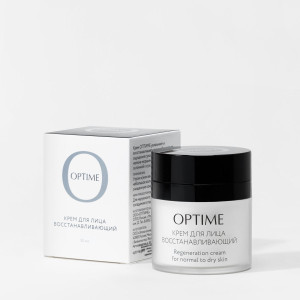 OPTIME / BASE Regeneration Cream for Dry Skin - Крем для лица восстанавливающий для нормальной/сухой кожи 50 мл